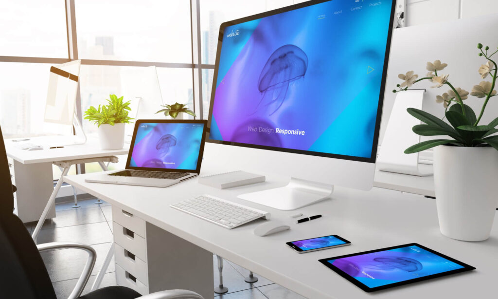 3d-rendering-devices-modern-office-responsivewebsite-screen